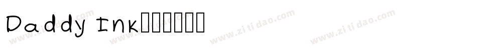 Daddy Ink字体转换